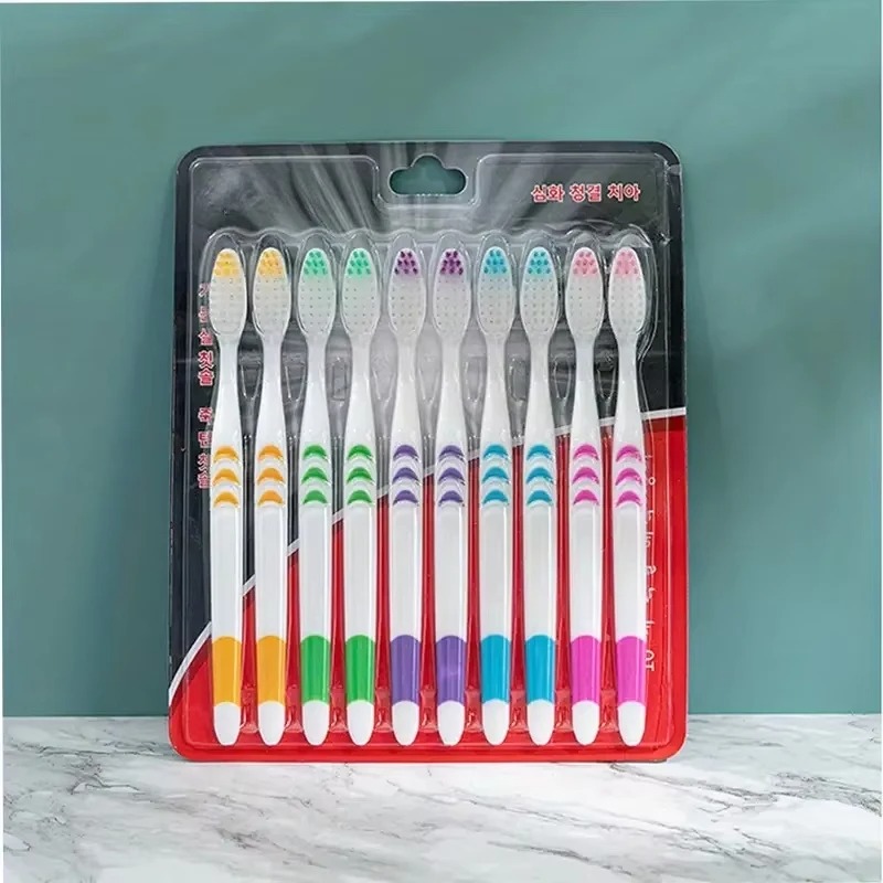 Bamboo Toothbrush - 10 szt. Szczoteczki do zębów z