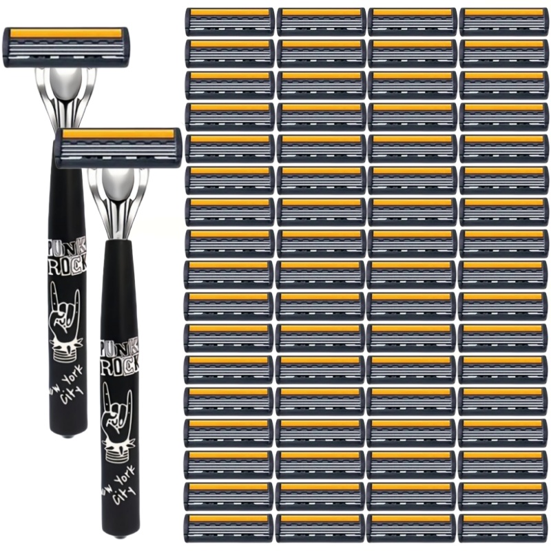 Safety Razor Handle - Metalowa Rączka Manualna Profesjonalna Goleniarka do
