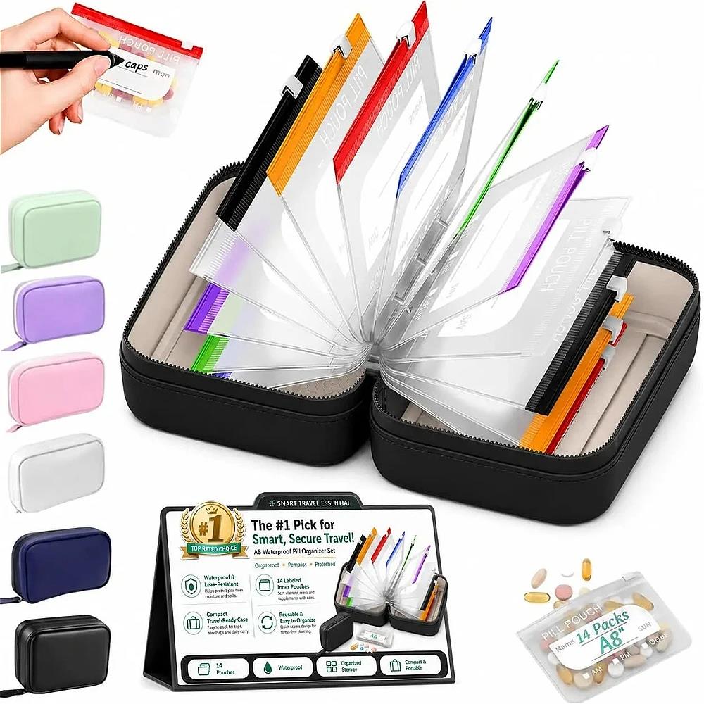 Reusable Bag - 7/14 – wodoodporny, tygodniowy organizer na