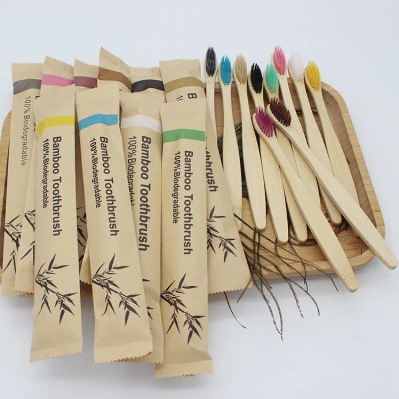 Bamboo Toothbrush - Bambusowe szczoteczki do zębów 100 szt.