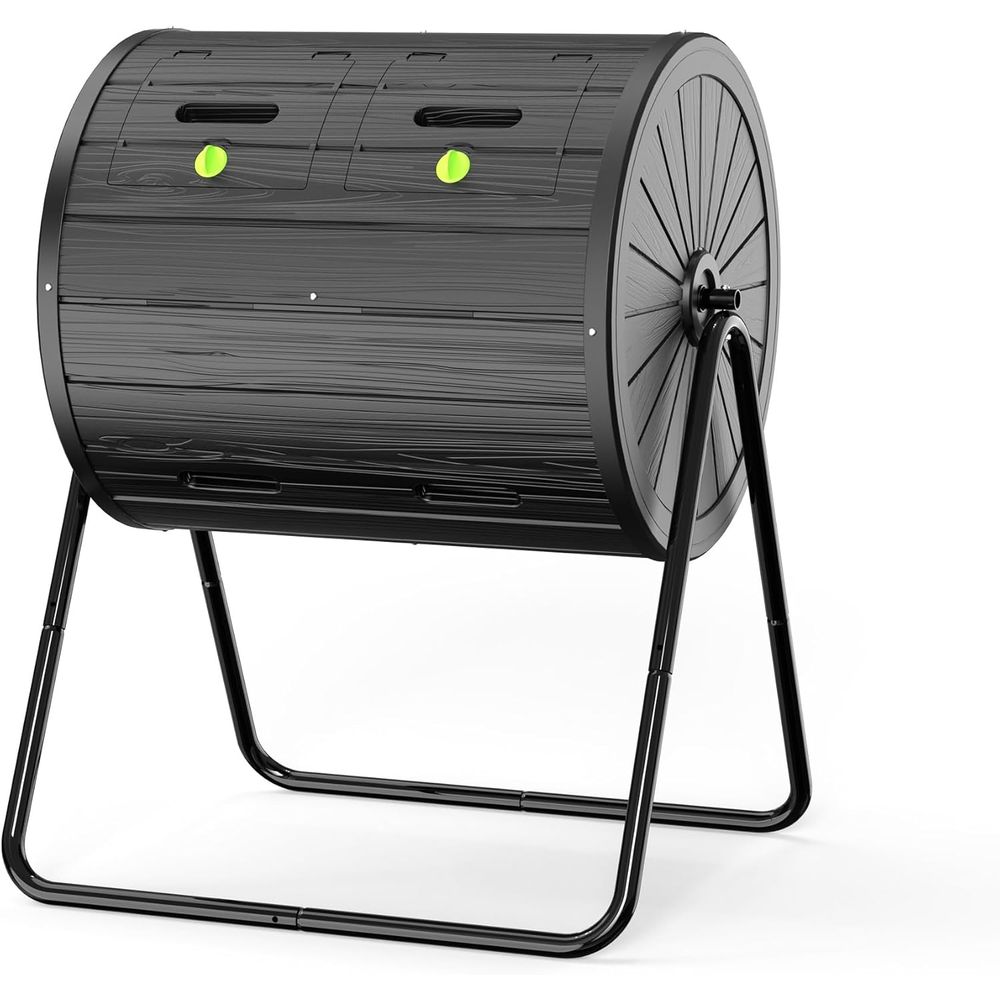 Compost Bin - Zewnętrzny, całoroczny, dwukomorowy pojemnik na kompost