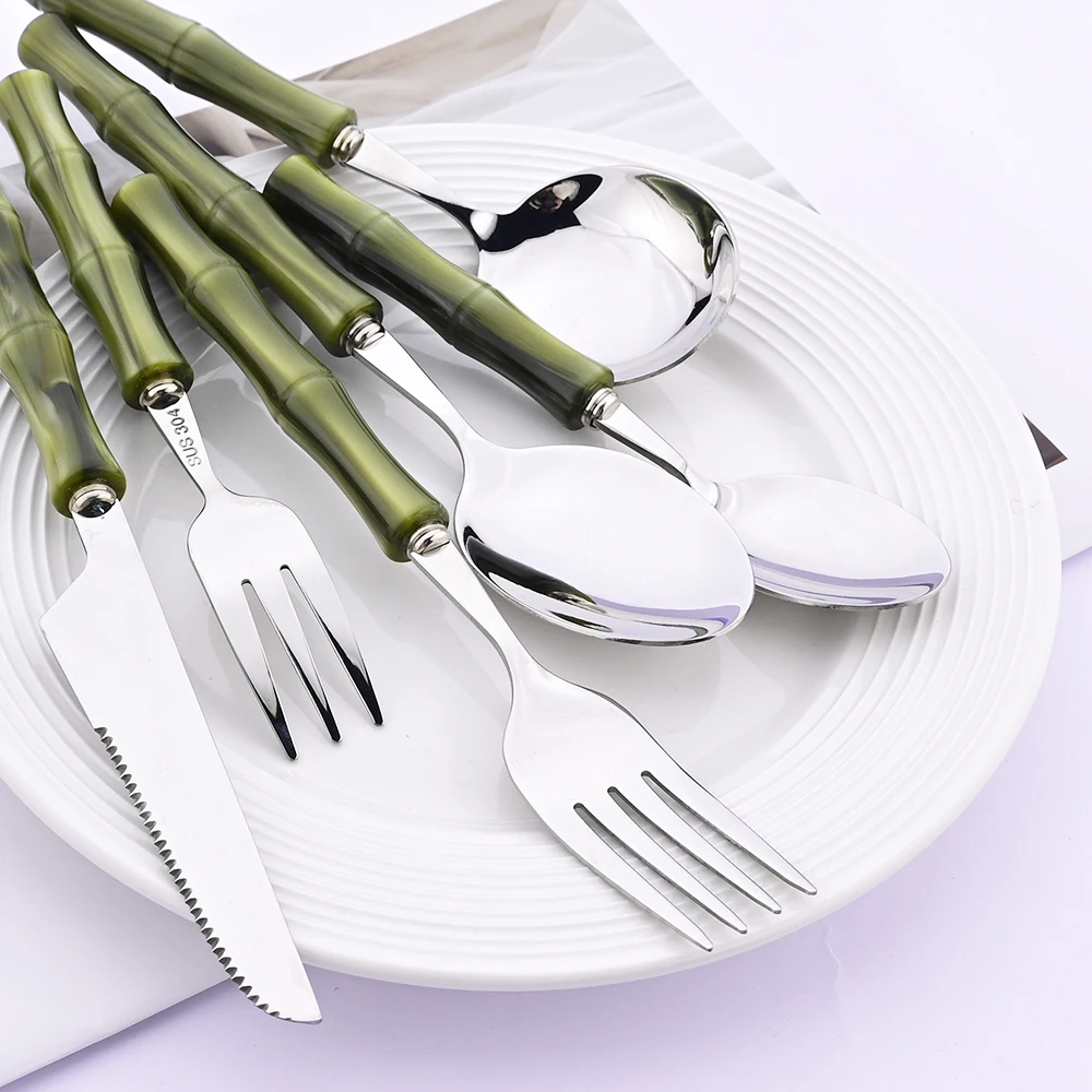 Zestaw sztućców z imitacją bam – Bamboo Cutlery recenzja i cena