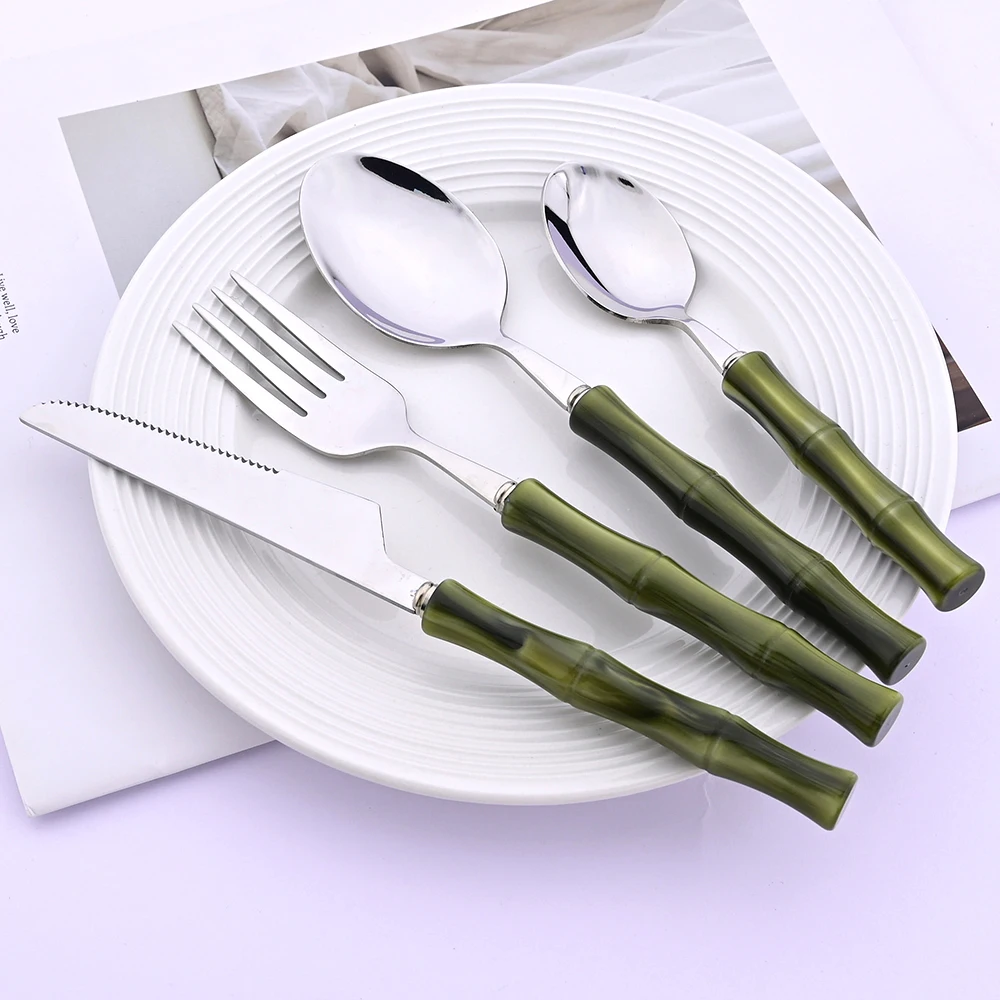 Zestaw sztućców z imitacją bam – Bamboo Cutlery recenzja i cena