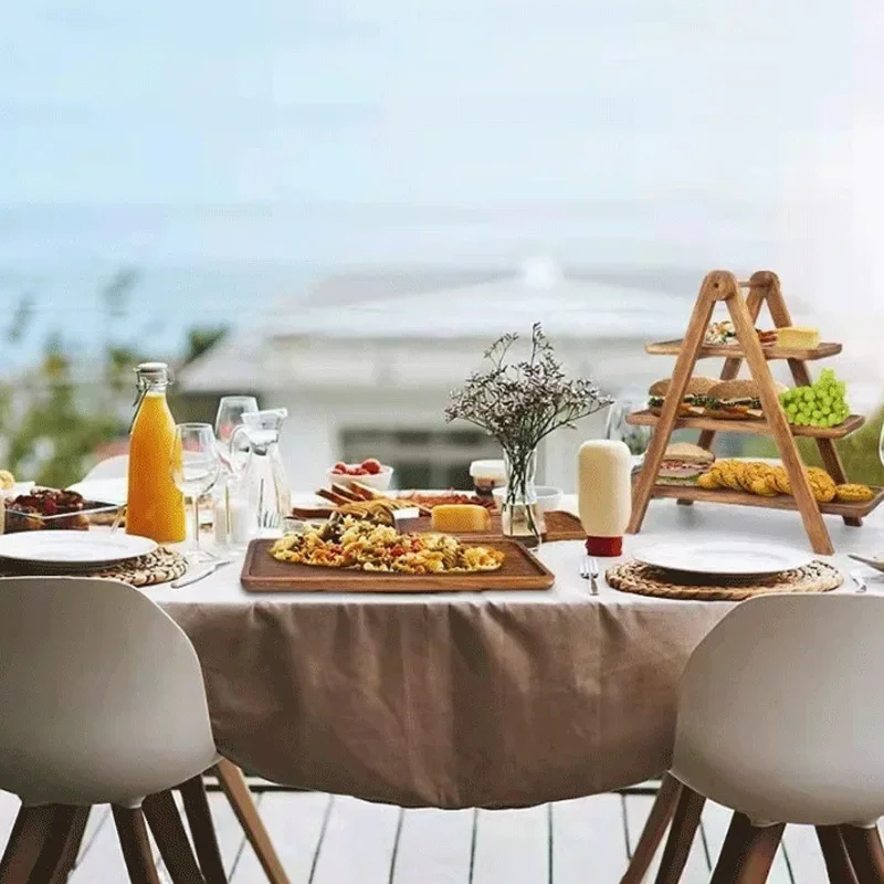 3-poziomowa drewniana taca do  – Bamboo Cutlery recenzja i cena