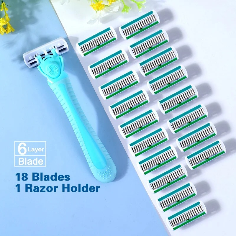 1 Głowica + 18 Ostrzy / Damska – Safety Razor Handle recenzja i cena