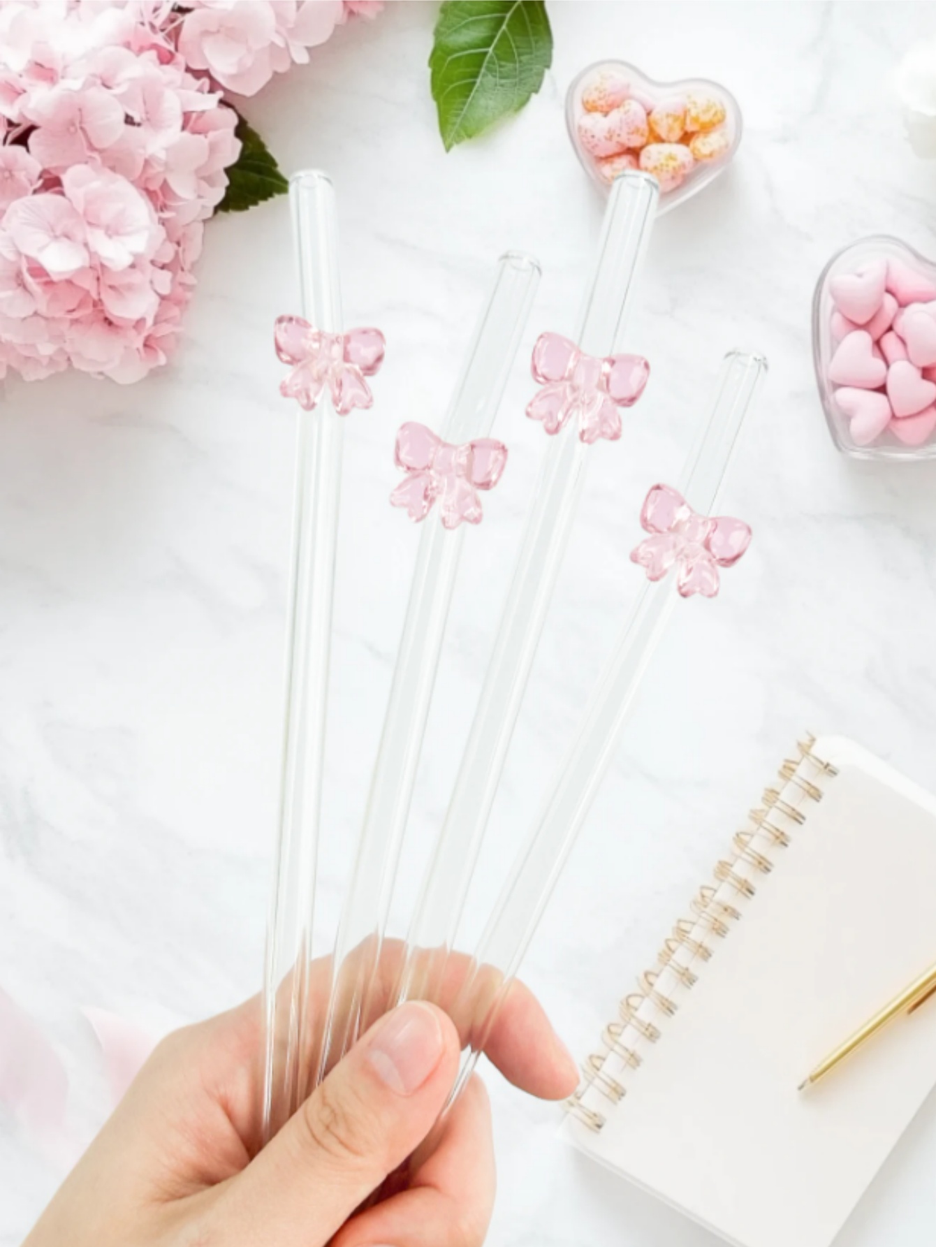 1/6 SZT. Urocza, różowa słomka – Reusable Straw recenzja i cena