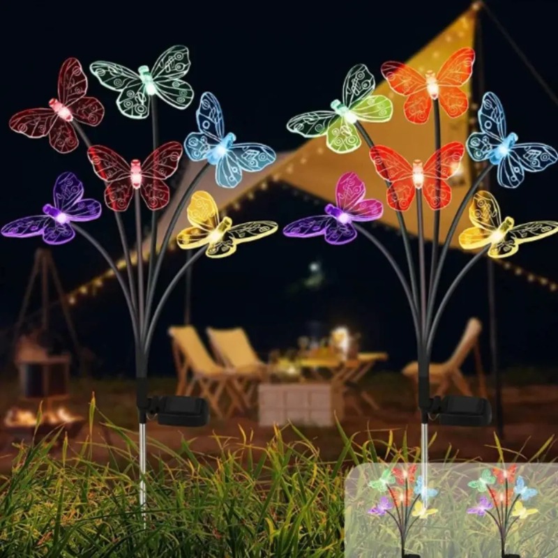 Lampki w kształcie motyli zasi – Solar Garden Light recenzja i cena