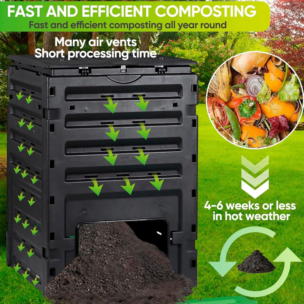 Kompostownik ogrodowy o pojemn – Compost Bin recenzja i cena