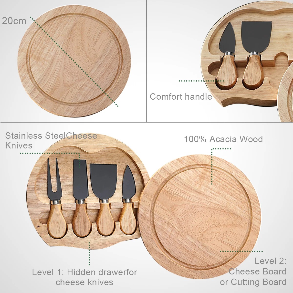 Zestaw noży do sera do desek i – Bamboo Cutlery recenzja i cena