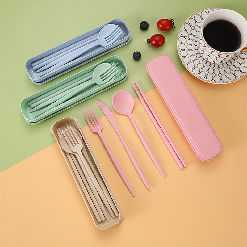 4 szt./zestaw Przenośne sztućc – Reusable Straw recenzja i cena
