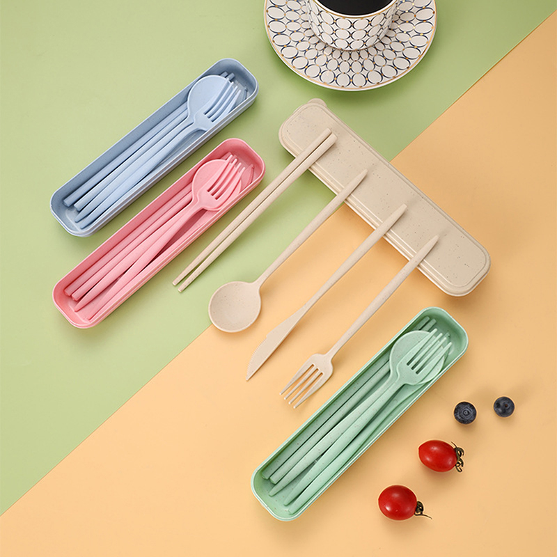4 szt./zestaw Przenośne sztućc – Reusable Straw recenzja i cena