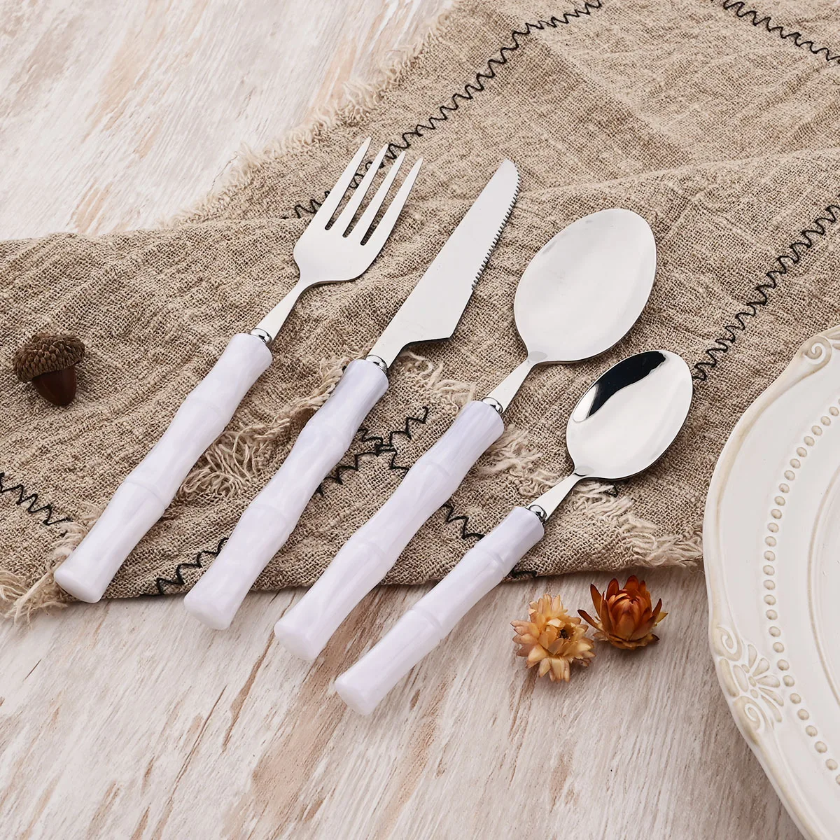 8-częściowy srebrny zestaw szt – Bamboo Cutlery recenzja i cena