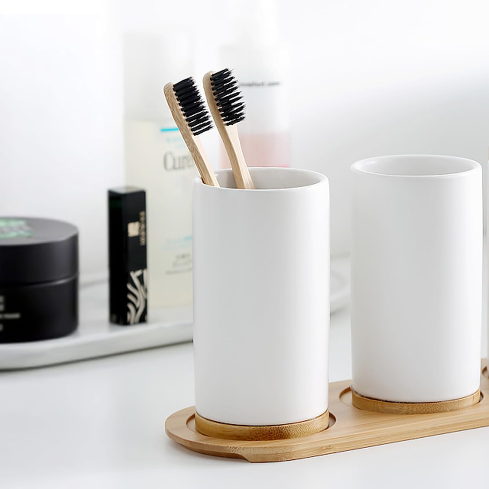 Ceramiczny zestaw łazienkowy F – Bamboo Toothbrush recenzja i cena