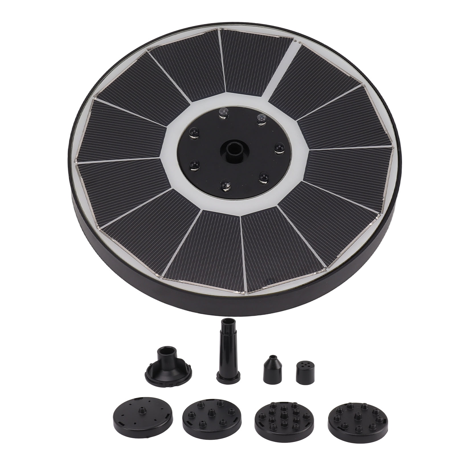 Solarna fontanna z 8 dyszami,  – Solar Garden Light recenzja i cena